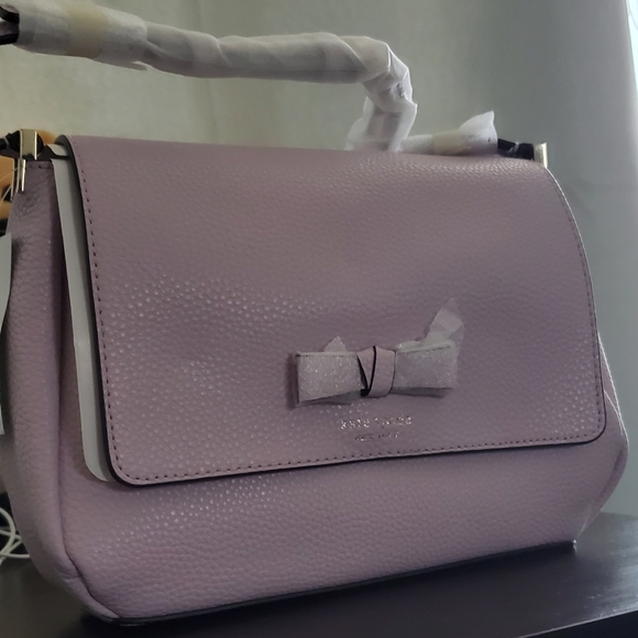 NWT Katespade Pershing Street Ava Crossbody Lilac - Picture 2 of 5